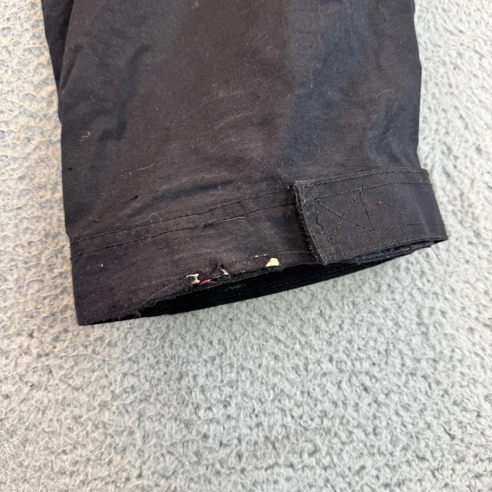 Vintage Sims Men's Snowboard Ski Black Pants Size‎ Large Lined Nylon